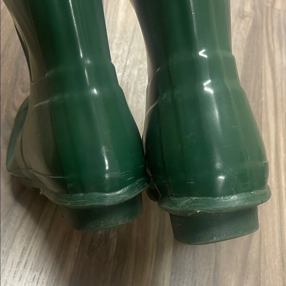 Hunter Dark Green Glossy Rain boots - Picture 6 of 9